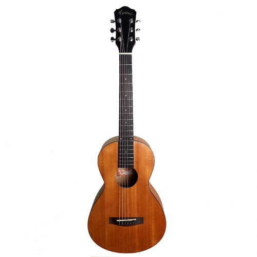 Martinez MPG-P2P Acoustic-Electric Parlour Body Guitar Mahogany Natural Finish