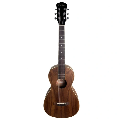 Martinez MPG-P2P Acoustic-Electric Parlour Body Guitar Natural Rosewood
