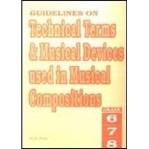 Guidelines On Technical Terms/Musical Devices