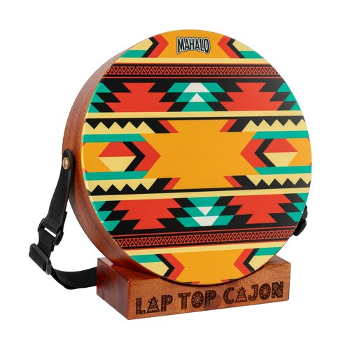 MAHALO Fabric graphic design Natural matt finish Laptop Cajon Pack. Fabric design.