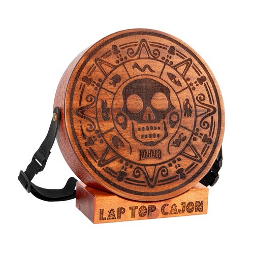 MAHALO Pirate graphic design Natural matt finish Laptop Cajon Pack. Pirate design.