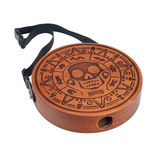 MAHALO Pirate graphic design Natural matt finish Laptop Cajon. Pirate design.