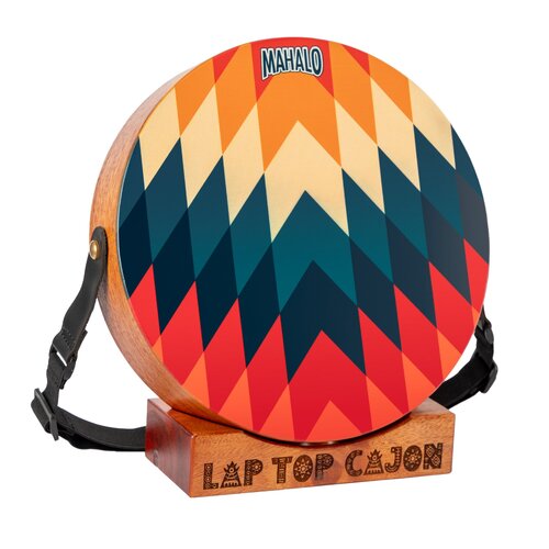 MAHALO Weaving graphic design Natural matt finish Laptop Cajon Pack. Weaving design.