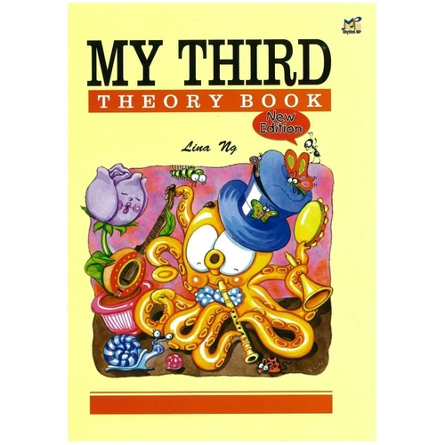 My Third Theory Book by Rhythm MP - 40 Pages, Grade 1 Theory Exercises and Games