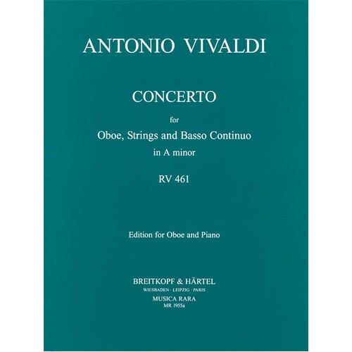 Concerto A Min Rv 461 Oboe Piano (Softcover Book)