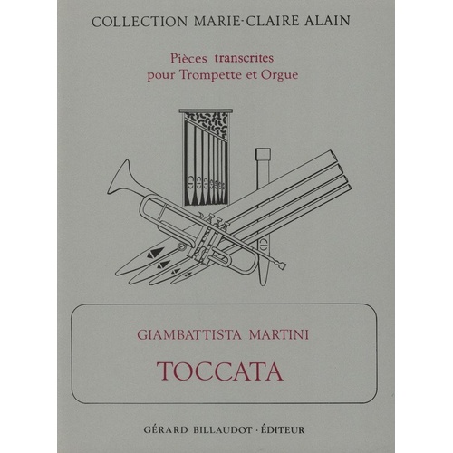 Martini Toccata for Trumpet/Organ Arranged by Marie-Claire Alain