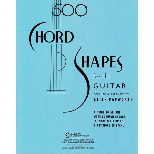 500 Chord Shapes For Guitar (Softcover Book)