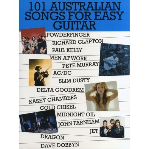 101 Australian Songs For Easy Guitar Vol 1 (Softcover Book)