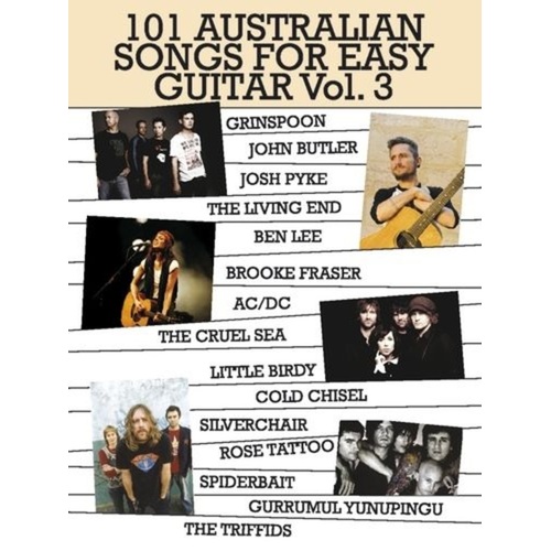 101 Australian Songs For Easy Guitar Vol 3 (Softcover Book)