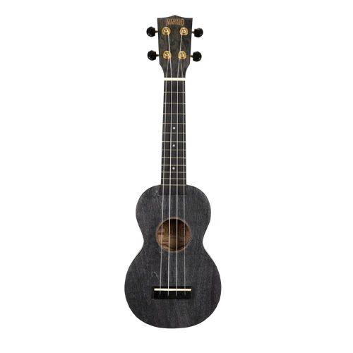 Mahalo Slimline Soprano Ukulele Transparent Black MS1TBK