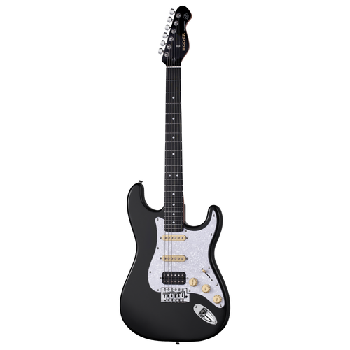 MOOER MSC10 Pro Electric Guitar with Black/White Scratch Plate