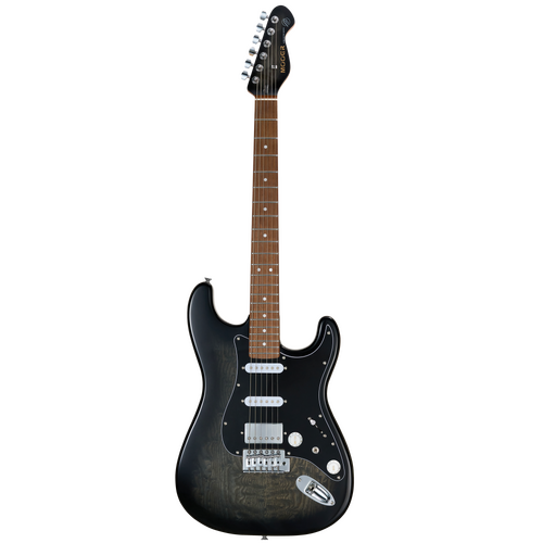 Mooer MSC20 Electric Guitar Black Burst with Roasted Maple Neck and H-S-S Pickup Configuration