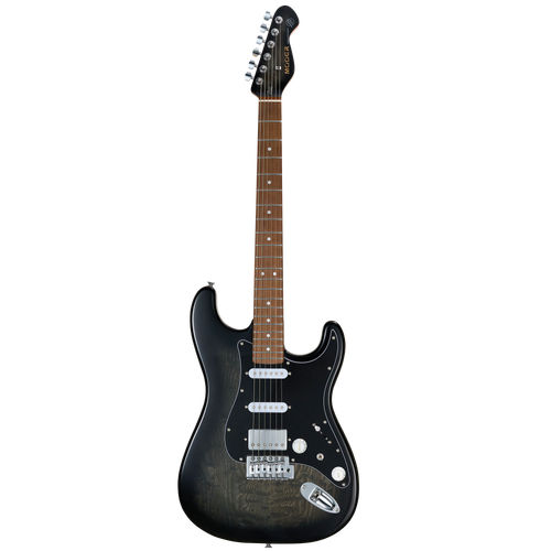 Mooer MSC20 Electric Guitar Black Burst with Roasted Maple Neck and H-S-S Pickups