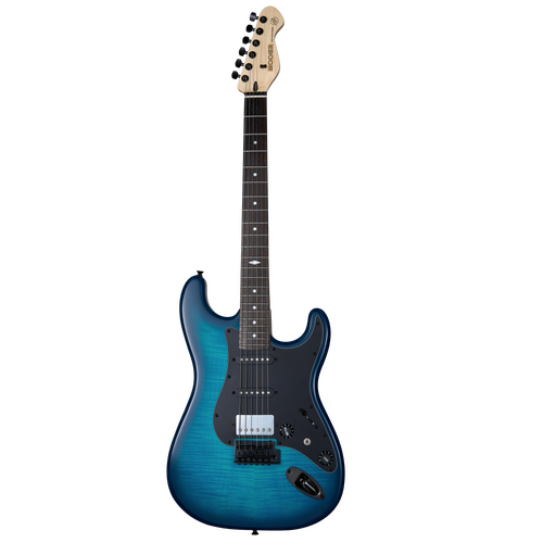 MOOER MSC31 Electric Guitar Blue Burst H-S-S Configuration Rosewood Fingerboard 6 Strings Double Cutaway