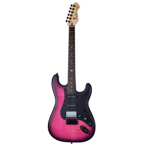 Mooer MSC31 Electric Guitar Purple Burst with Rosewood Fingerboard and H-S-S Pickup Configuration
