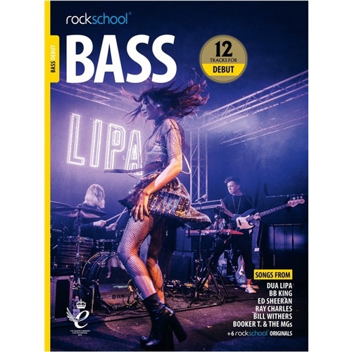 Rockschool Bass Debut 2018-2024 Book/Online Audio Book