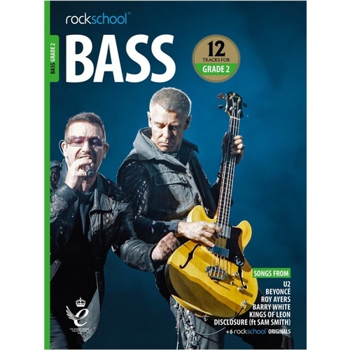 Rockschool Bass Grade 2 2018-2024 Book/Online Audio Book