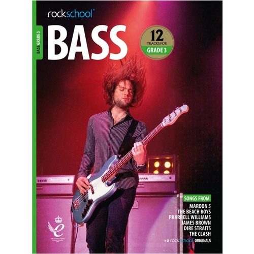 Rockschool Bass Grade 3 2018-2024 Book/Online Audio Book