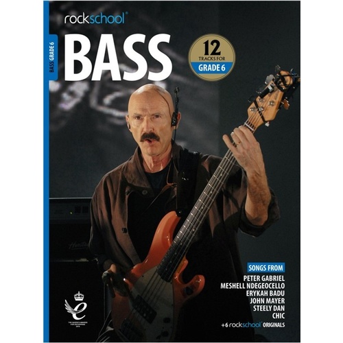 Rockschool Bass Grade 6 2018-2024 Book/Online Audio Book