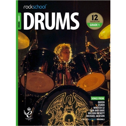Rockschool Drums Grade 1 2018-2024 Book/Online Audio Book