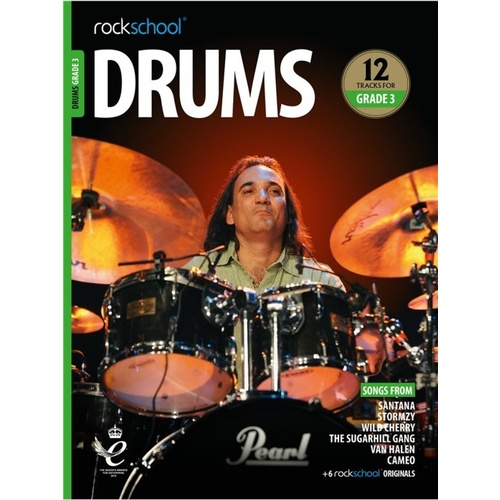 Rockschool Drums Grade 3 2018-2024 Book/Online Audio Book