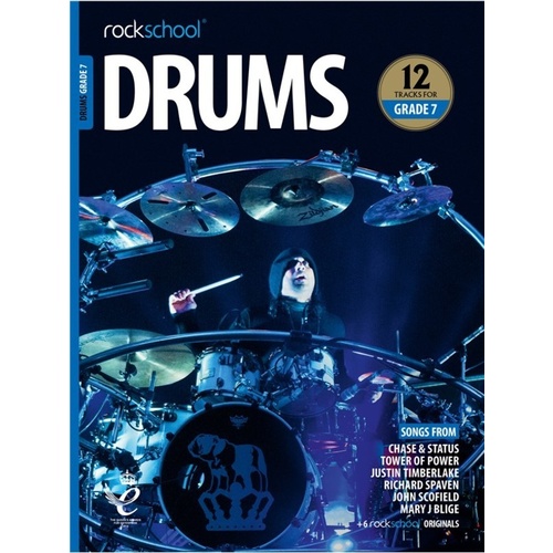 Rockschool Drums Grade 7 2018-2024 Book/Online Audio Book
