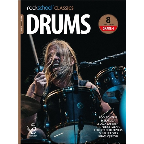 Rockschool Classics Drums Grade 4 Book/Online Audio Book