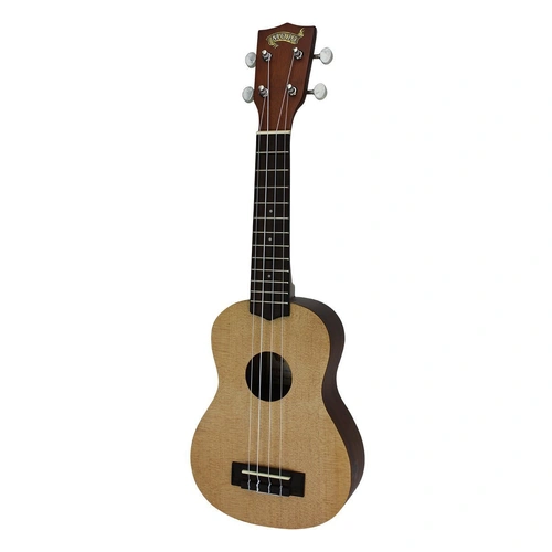 Mojo 50 Series Spruce Solid Top Electric Soprano Ukulele with Gig Bag Natural Satin