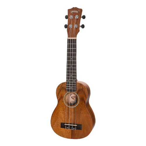 Mojo B80 Series All Bubinga Soprano Ukulele Natural Satin MSU-B80-NST