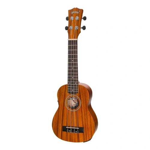 Mojo K20 Series All Koa Electric Soprano Ukulele with Built-in Tuner - Natural Satin