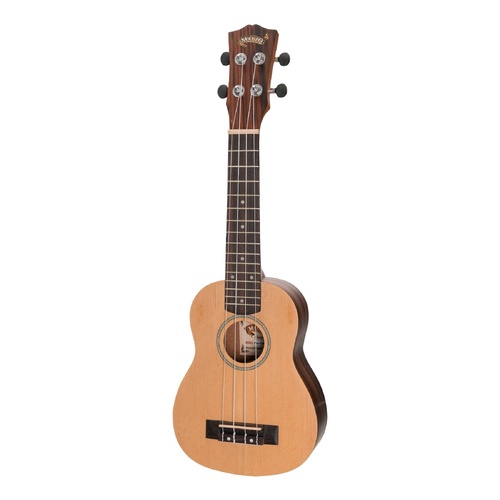 Mojo SZ40 Series Electric Soprano Ukulele - Spruce Top, Rosewood Back & Sides, Natural Satin Finish