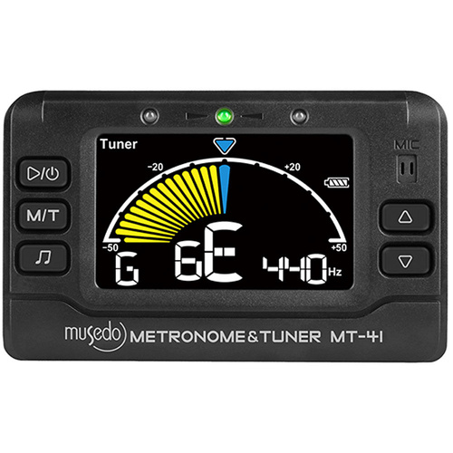 Musedo MT41 Multi-Function Digital Metronome and Chromatic Tuner with Backlit Screen