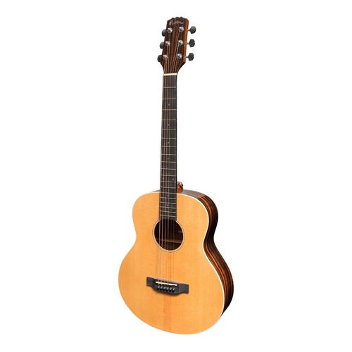 Martinez 'Southern Star' Series Spruce Solid Top Acoustic-Electric TS-Mini Guitar (Natural Gloss)