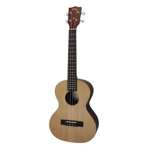 Mojo '50 Series' Spruce Solid Top Electric Tenor Ukulele with 'Skull' Graphic (Natural Satin)