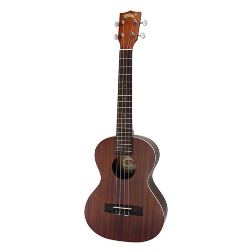 Mojo '60 Series' Mahogany Solid Top Electric Tenor Ukulele with Gig Bag (Natural Satin)