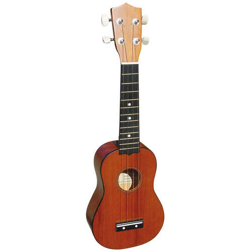Monterey MU-175M Soprano Ukulele Natural Mahogany Finish Uke Kids Guitar