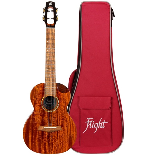 Flight Mustang Tenor Eq Ukulele With Bag