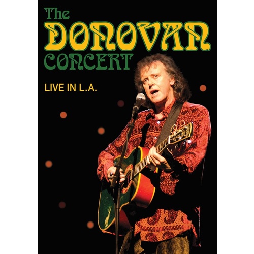 Donovan Live In La DVD Book