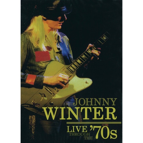 Johnny Winter Live Through The 70S DVD Book