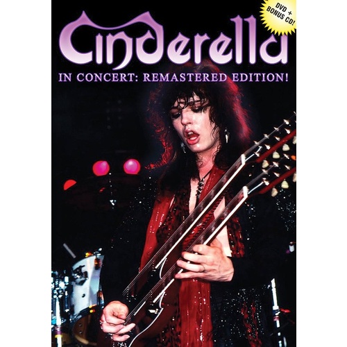 Cinderella In Concert Remastered Edition DVD/CD Book