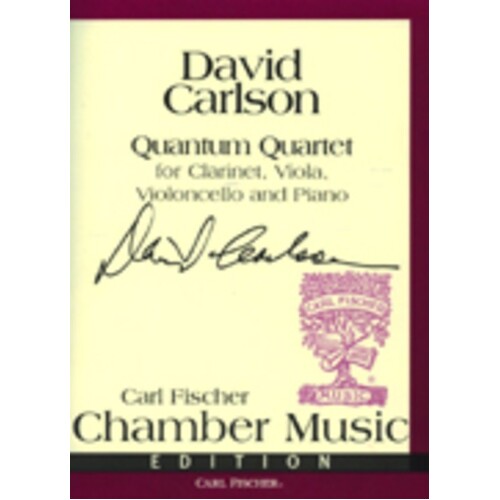 Quantum Quartet clarinet Viola Vc Piano Book