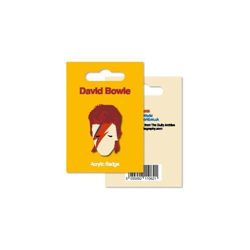 David Bowie Acrylic Badge
