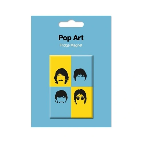 The Beatles Pop Art Style Fridge Magnet 8cm x 5cm Gloss Finish