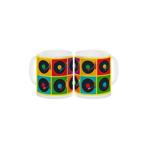 Pop Art Record Player Ceramic Mug