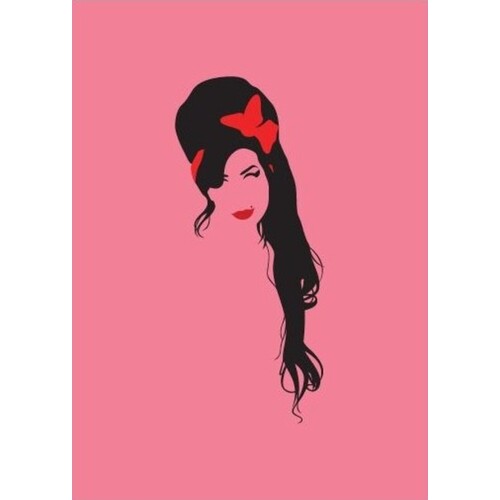 Amy Winehouse Greeting Card Pop Art Style