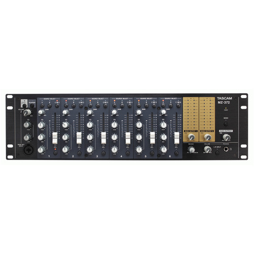 Tascam Mz-372 Pro Mixer 12-Mono Or 6 Stereo Input 2 Zones