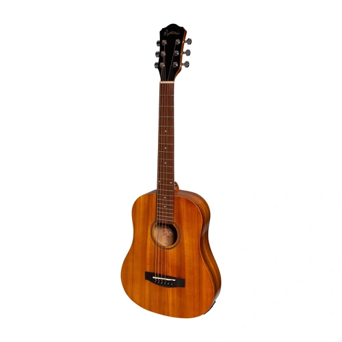 Martinez MZ-BT2G-KOA Acoustic Babe Traveller Guitar Natural Gloss 6-String
