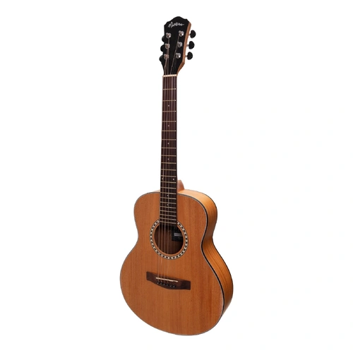 Martinez MZ-SS2-MAH Short Scale Acoustic Guitar - Mini Body, Mahogany, 23.5" Scale, Right-Handed, 6 Strings, Natural Finish