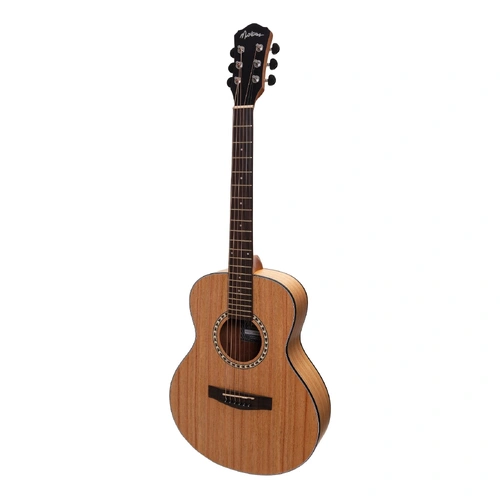 Martinez MZ-SS2-MWD Acoustic Short Scale Guitar - Mini Body, Mindi-Wood, 23.5" Scale, Natural, Right-Handed, 6 Strings