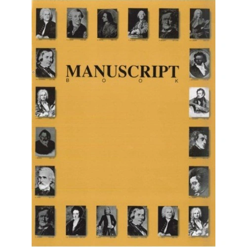 Rhythm MP Manuscript Book with 32 Pages and 12 Staves per Page